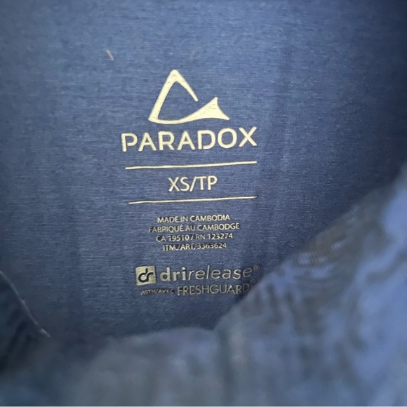 Paradox 1/2 Zip Pullover Merino Wool Blend Women’s Size XS BaseLayer - Picture 3 of 6